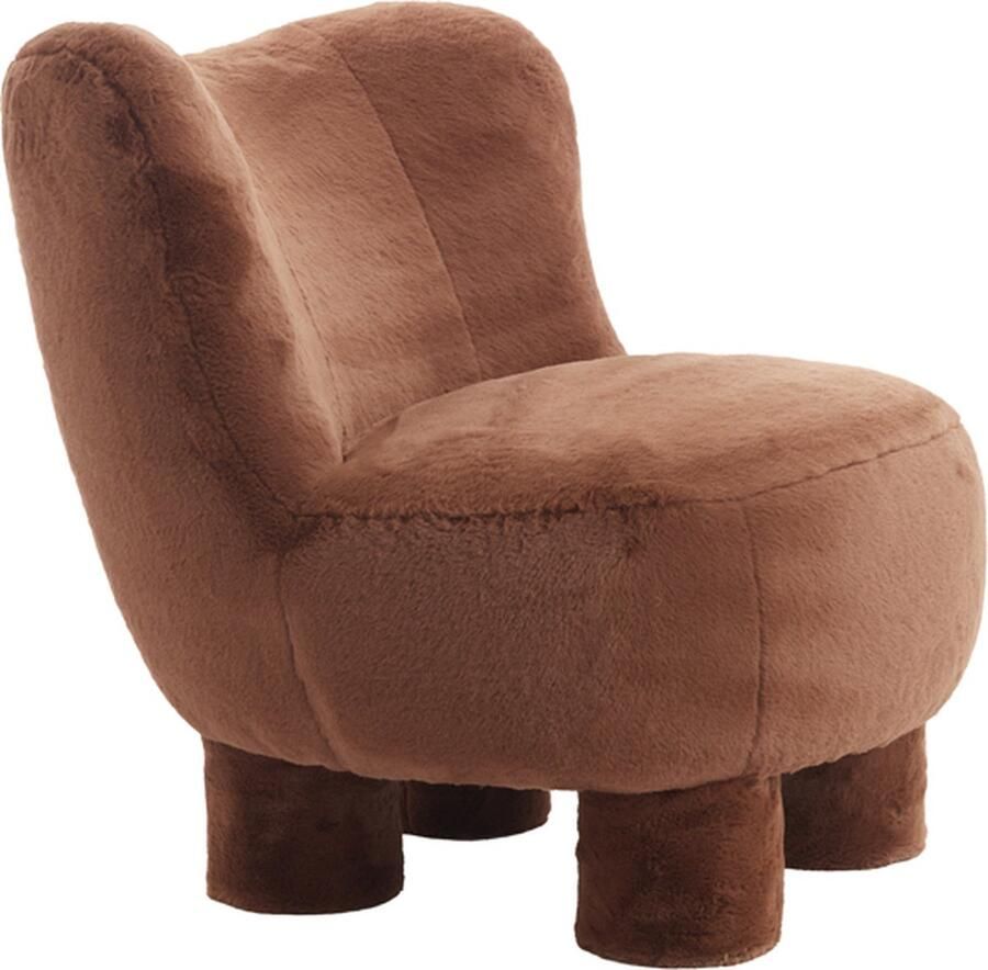 Light & Living Stoel KAMOVU 79x76x77cm Bruin