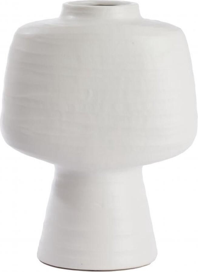 Light & Living Light&living Vaas deco 29 5x18x38 5 cm GANDORO keramiek mat crème