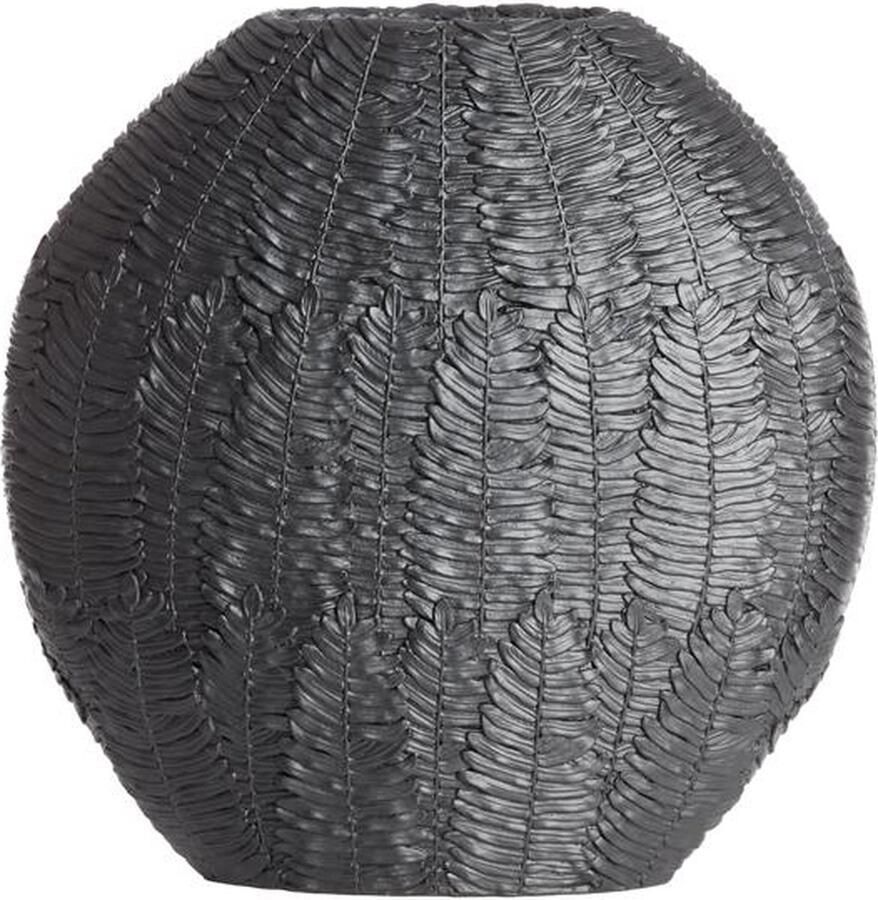 Light & Living Light&living Vaas deco 40 5x11x40 cm NIVICA mat zwart