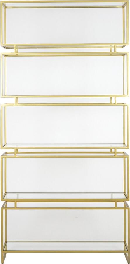 Light & Living Wandrek Lucambo Glas 204 x 100cm Antiek Brons