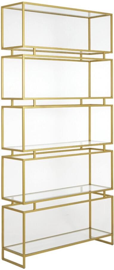 Light & Living Wandrek Lucambo Glas 204 x 100cm Antiek Brons - Foto 2