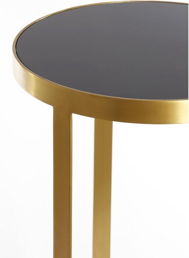 Light & Living Light&living Zuil Ø40x100 cm TURBI glas zwart-mat brons