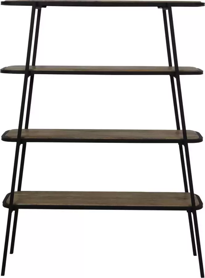 Light & Living Stellingkast 4L 120x35x165 cm COLAVI hout zwart