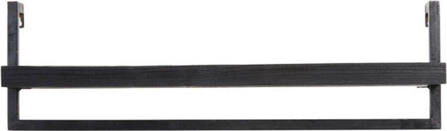 Light & Living Wandplank 80x15x24 cm MADDISON hout mat zwart