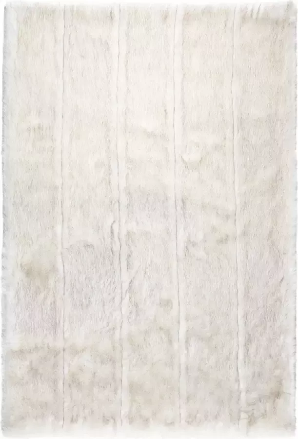 Ligne Pure Feel – Vloerkleed – Tapijt – imitatiebont – faux fur – luxueus – Wit Nepbont 64x120