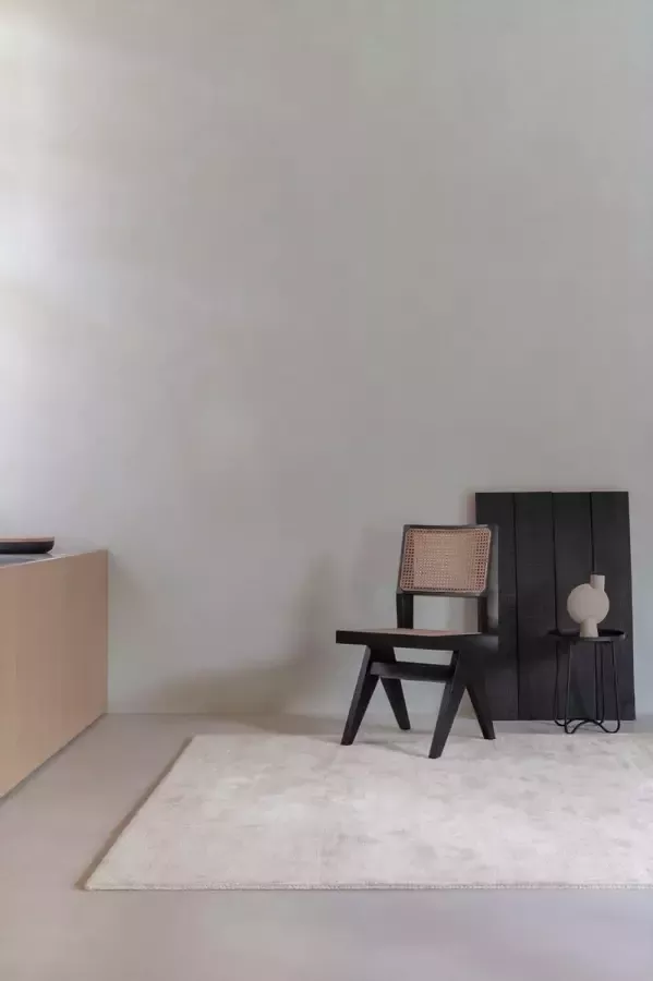 Ligne Pure Glow – vloerkleed – tapijt – handgeweven – bamboo modern – zacht – Zilver 170x240