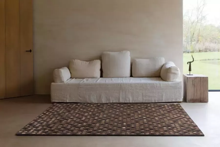 Ligne Pure Vitalize Vloerkleed tapijt Multi Bruin 170x240