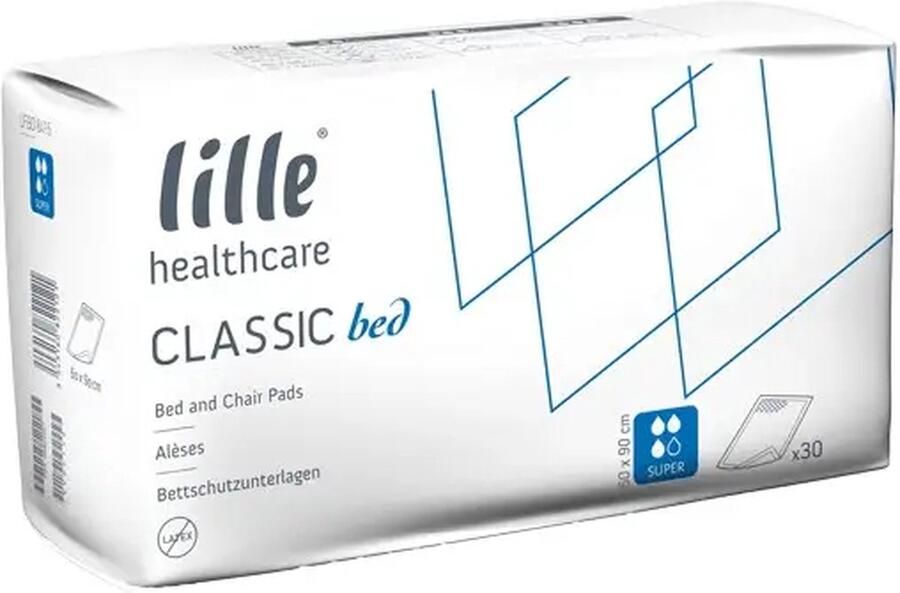 Lille Healthcare Lille Classic Bed Super 60 x 90 cm 8 paquets de 30 protections