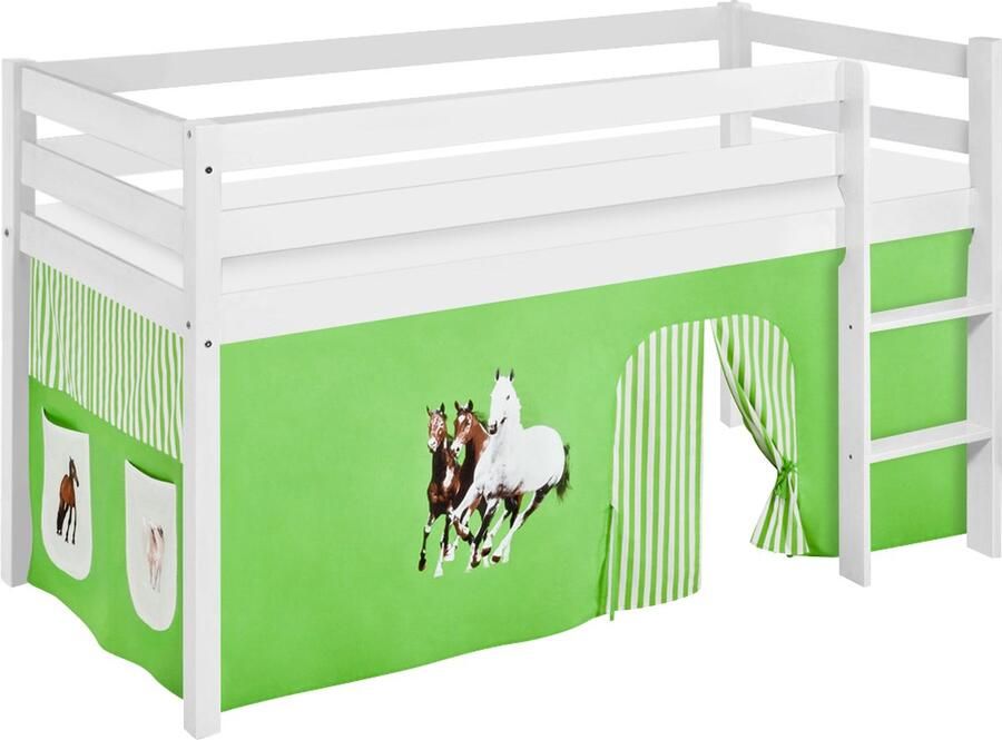 Lilokids Halfhoogslaper Paard Groen met tent