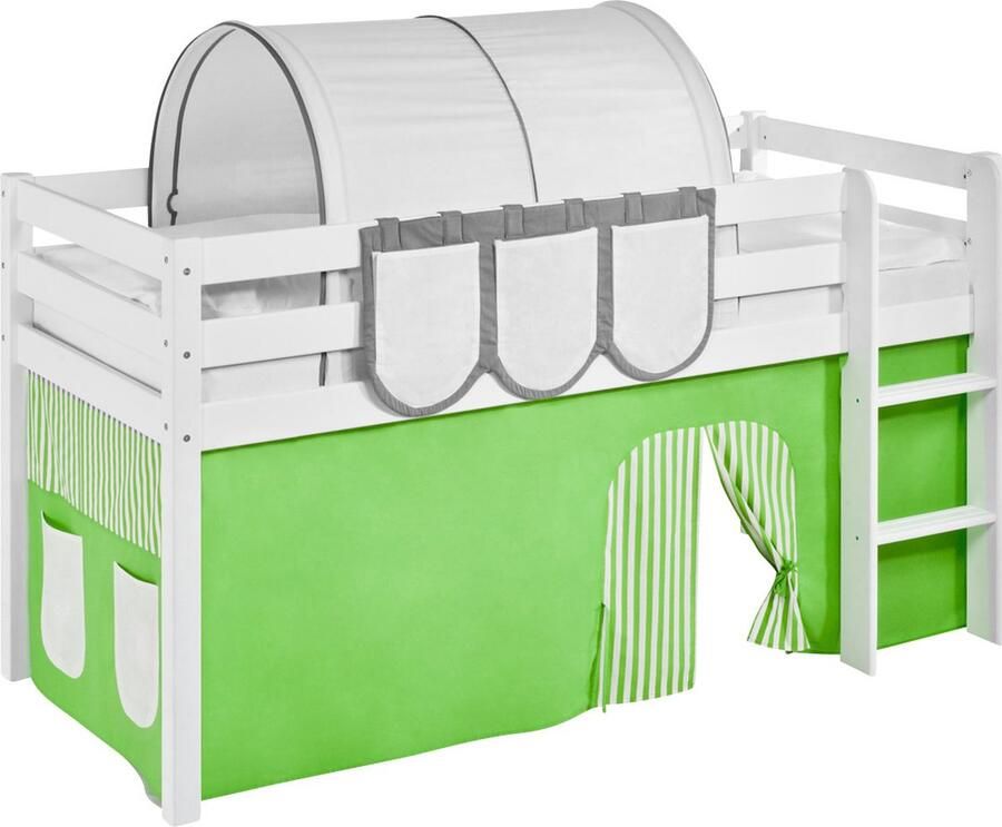 Lilokids Ondertent Groen-Beige voor halfhoogslaper