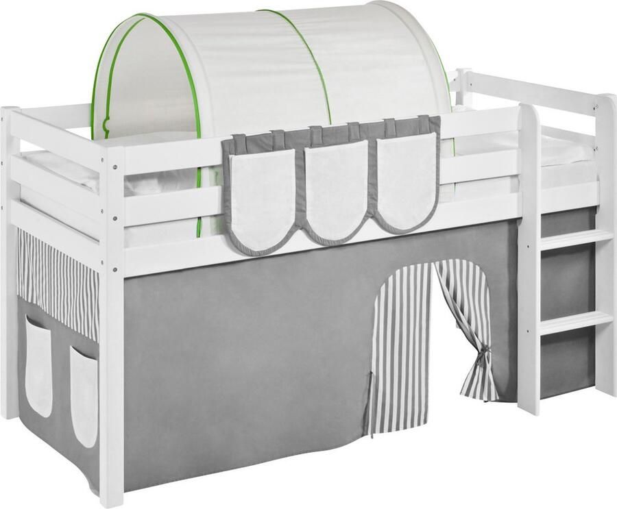 Lilokids Tunnel Groen-Beige voor halfhoogslaper - Foto 2