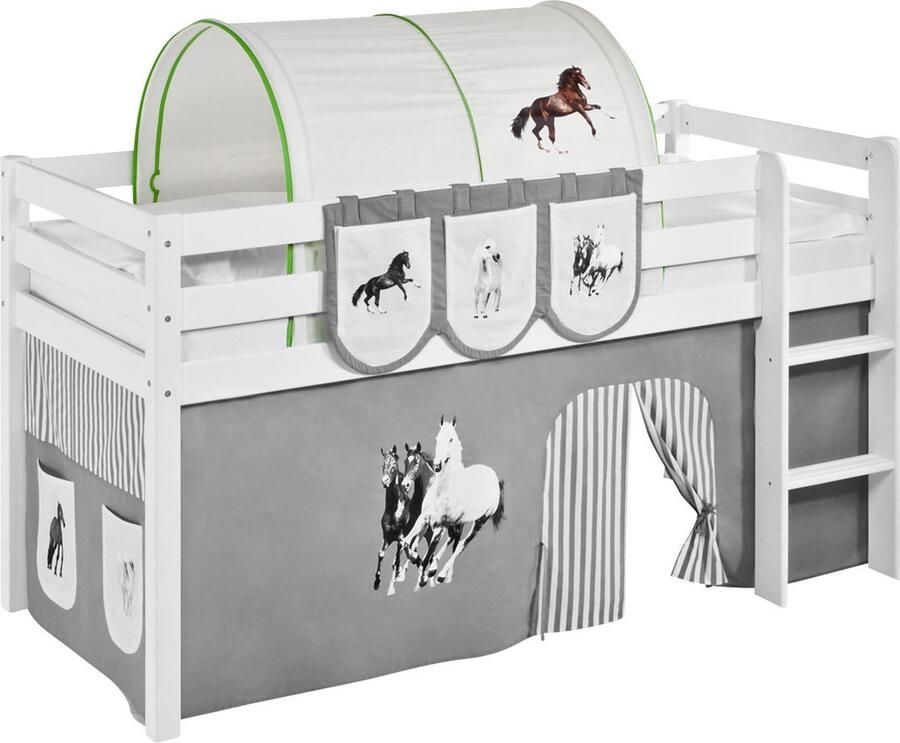 Lilokids Tunnel Paard Groen voor halfhoogslaper