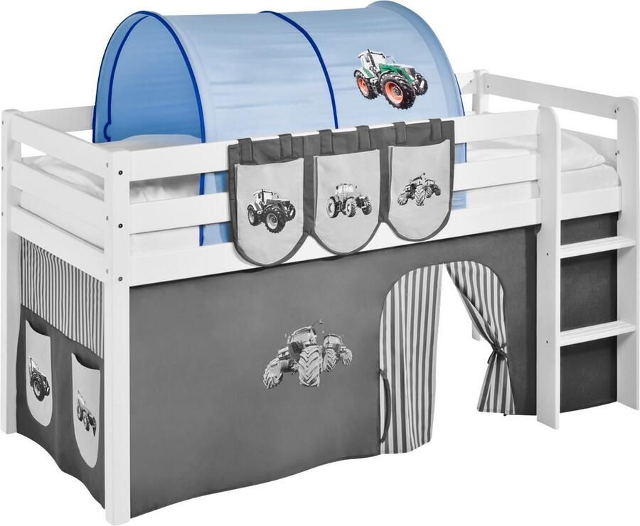 Lilokids Tunnel Tractor Blauw voor halfhoogslaper