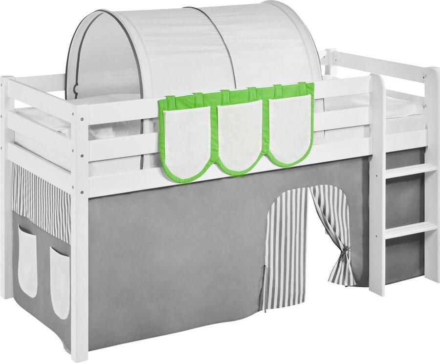 Lilokids Zakjes Groen-Beige voor halfhoogslaper