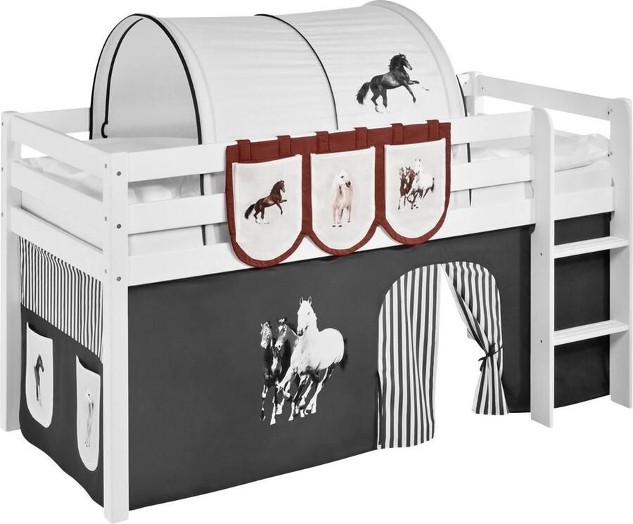 Lilokids Zakjes Paard Bruin voor halfhoogslaper