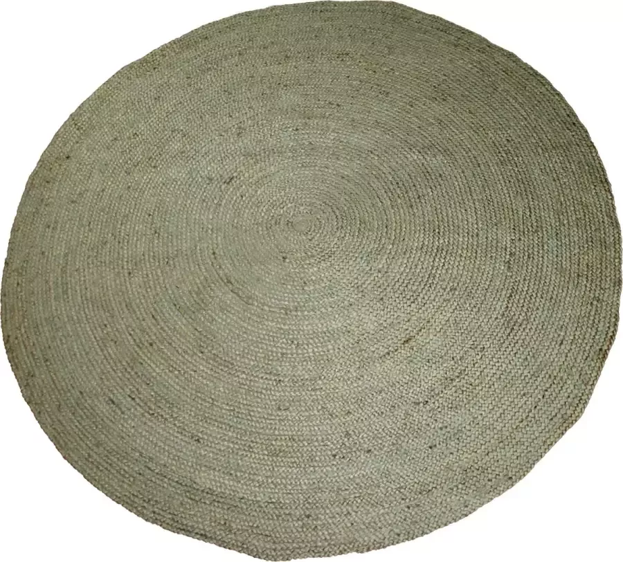 Lime-Light B.V. Limelight vloerkleed Jute 180cm Light Green Handgemaakt