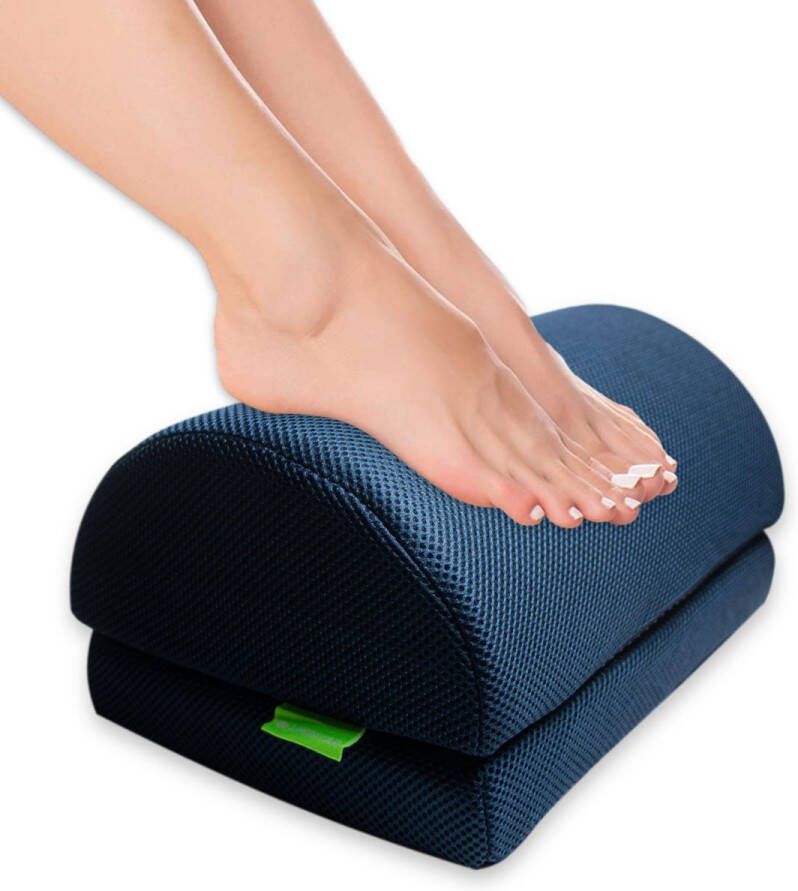 Limestar Solehover Ergonomische Voetenbank voor Thuis of Kantoor Voetensteun Bureau Hoogwaardige Kwaliteit Voetenbankje voor Optimale Zithouding 540g Grijs