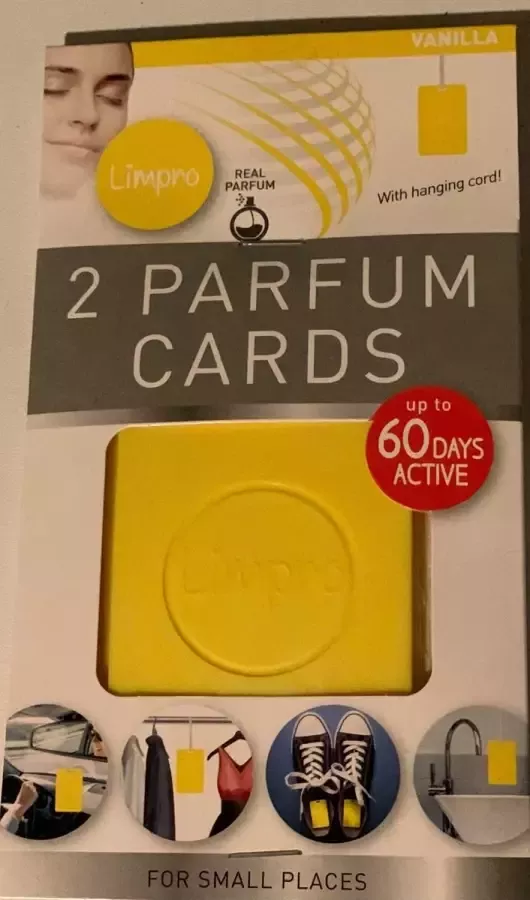 Limpro Geurzakjes voor in de Kledingkast ( vanilla ) Kleding Geurzakje Inclusief Ophanghaak Kast Parfum met Hanger Haak Kamer Luchtverfrisser Hangers Auto Lucht Verfrisser Schoen Verfrisser 6 Verschillende Geuren Geurzakje Geurkaart