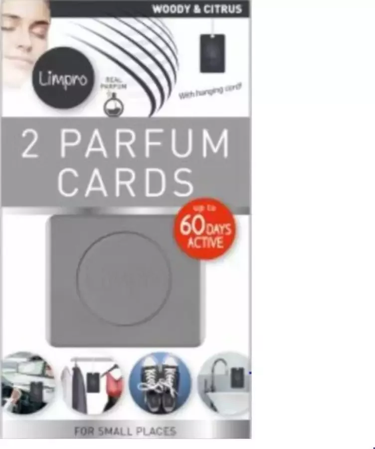 Limpro Geurzakjes voor in de Kledingkast (Woody Citrus) Kleding Geurzakje Inclusief Ophanghaak Kast Parfum met Hanger Haak Kamer Luchtverfrisser Hangers Auto Lucht Verfrisser Schoen Verfrisser 6 Verschillende Geuren Geurzakje Geurkaart