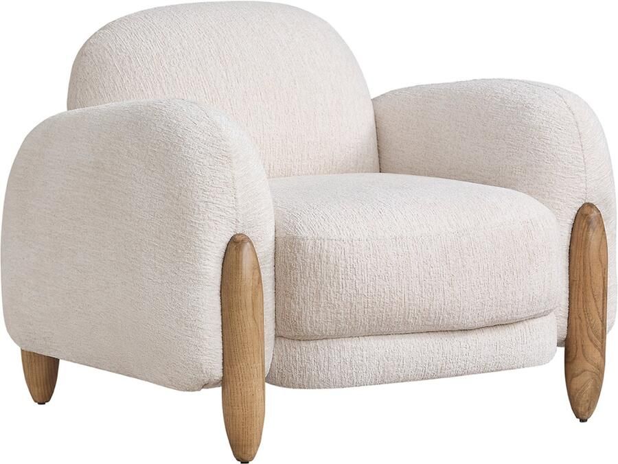 Lina Fabio Bankstel Crème Zitsbank Linnen Stof Gratis Bezorging en Montage - Foto 3