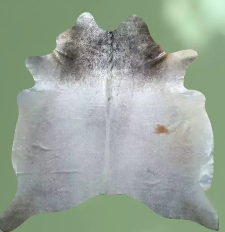 Lindian Style SALE Koeienhuid 200 x 190 grijs wit Z.6 vloerkleed - Foto 3