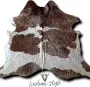 Lindian Style SALE Koeienhuid 210X190 vloerkleed wit bronze bruin beige X.7 - Thumbnail 5