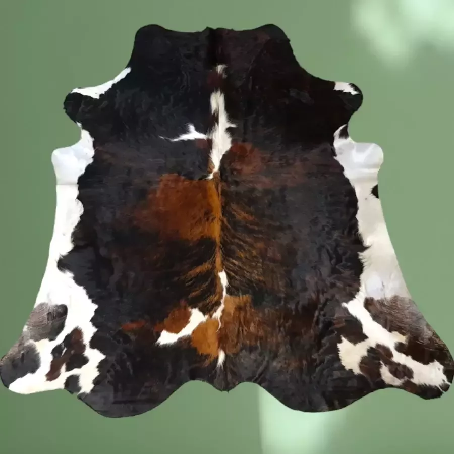 Lindian Style Tri colore Koeienhuid 230X200 vloerkleed Tricolor Normandier T.117