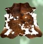 Lindian Style Koeienhuid vloerkleed 230x220 Tricolor T.100 Normandische driekleur - Thumbnail 1