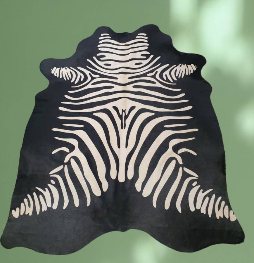 Lindian Style Koeienhuid zebra zwart wit 200x180