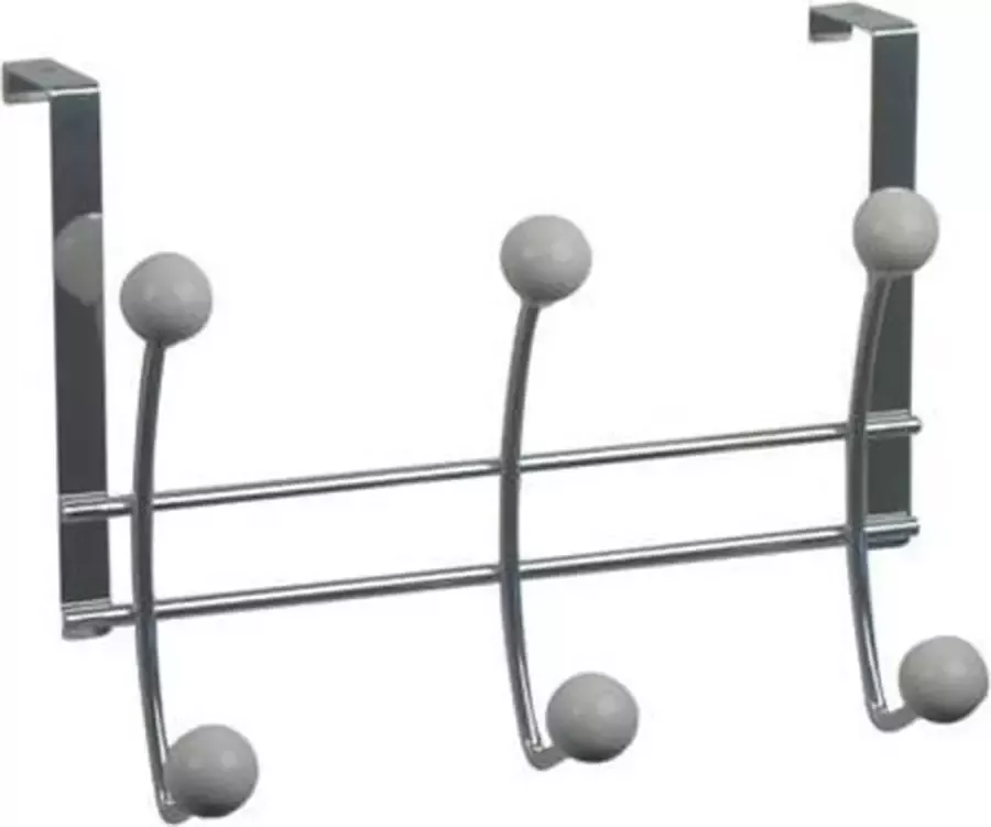 Linea Bertomani 6 sierhaken 'Porselein' chroom 26 cm