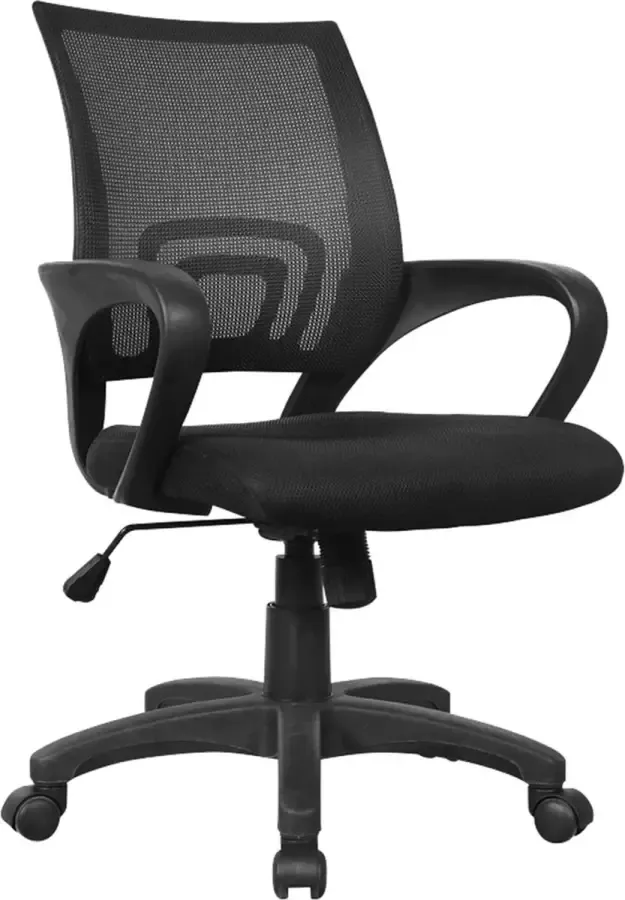 Linea bureaustoel Felluca met armleuning zwart LF-1100001