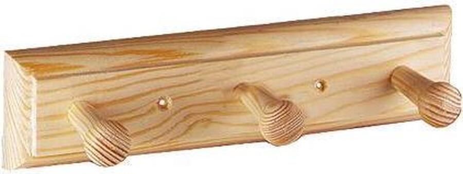 Linea Bertomani 3 sierhaken hout den 22 cm