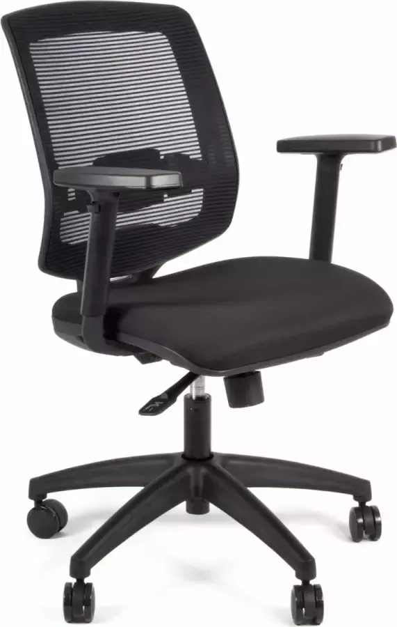 Linea bureaustoel New Malice 01 ergonomisch EN1335 multi verstelbaar max. draagvermogen 110kg zwart LF-2032003