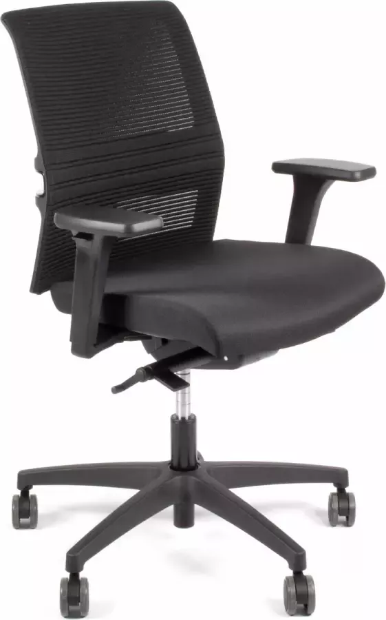 Linea Omnia 02 Bureaustoel Ergonomisch EN1335 Multi verstelbaar- Zwart