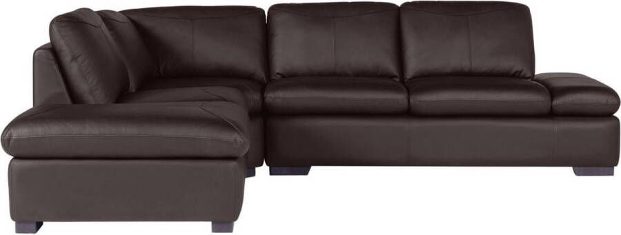 Vente-unique Hoekbank van leer ONYX II bruin hoek links L 268 cm x H 79 cm x D 231 cm - Foto 2