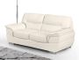 LINEA SOFA Tweezitsbank van leer THIBAULT ivoor L 168 cm x H 87 cm x D 93 cm - Thumbnail 1