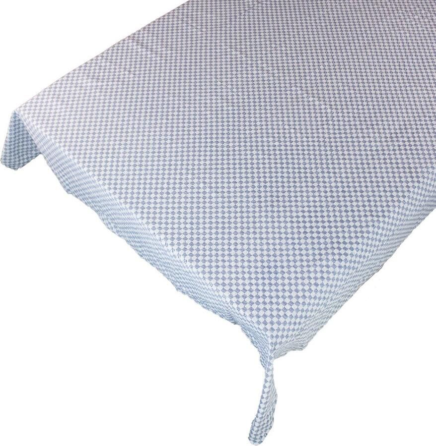 Linen & More Dutch Check Tablecloth Textile blue 140x250cm