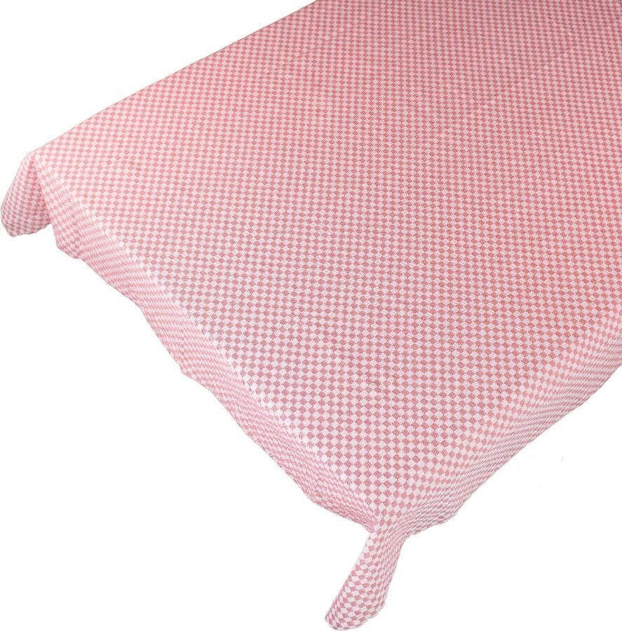 Linen & More Dutch Check Tablecloth Textile red 140x250cm