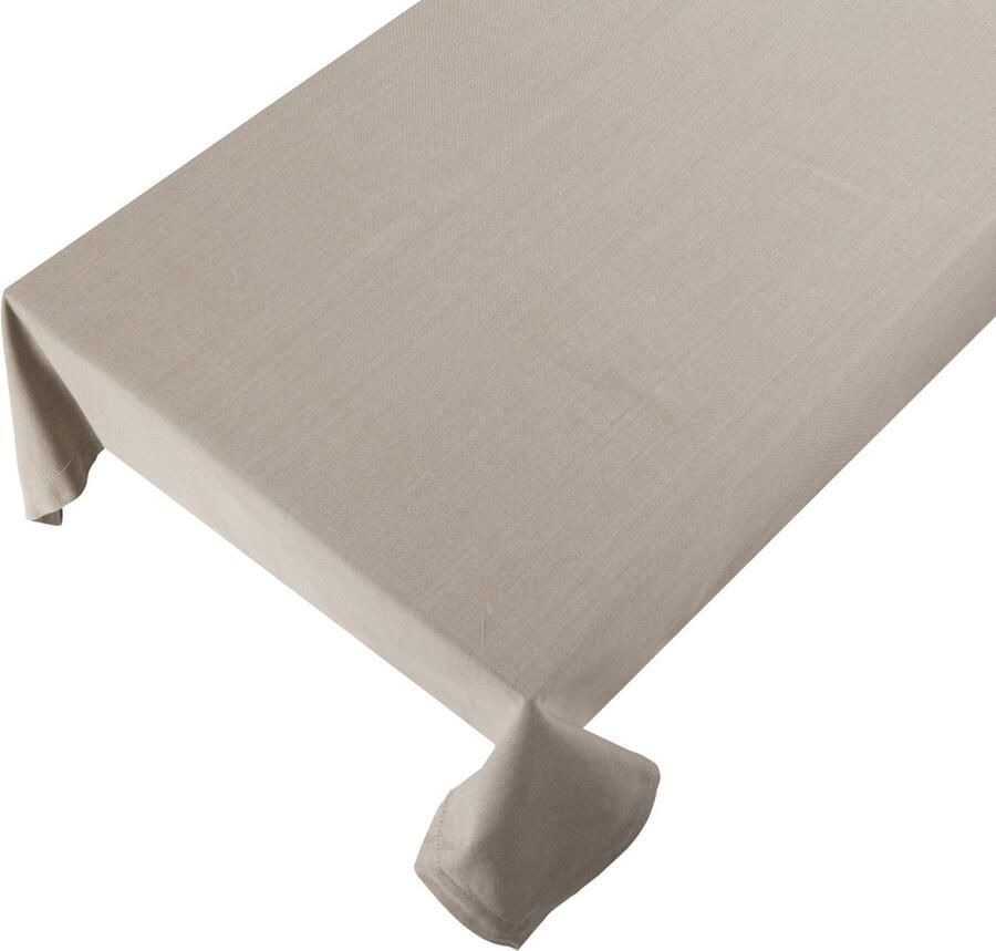 Linen & More Indi Tafelkleed Textiel beige 140x250cm