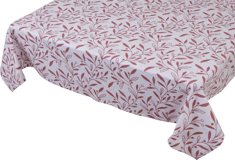 Linen & More Liberty Tafelkleed Textiel café bruin 140x300cm