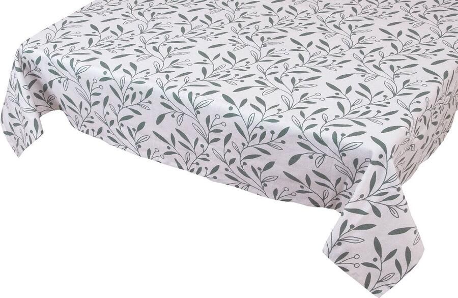 Linen & More Liberty Tafelkleed Textiel sage groen 140x300cm