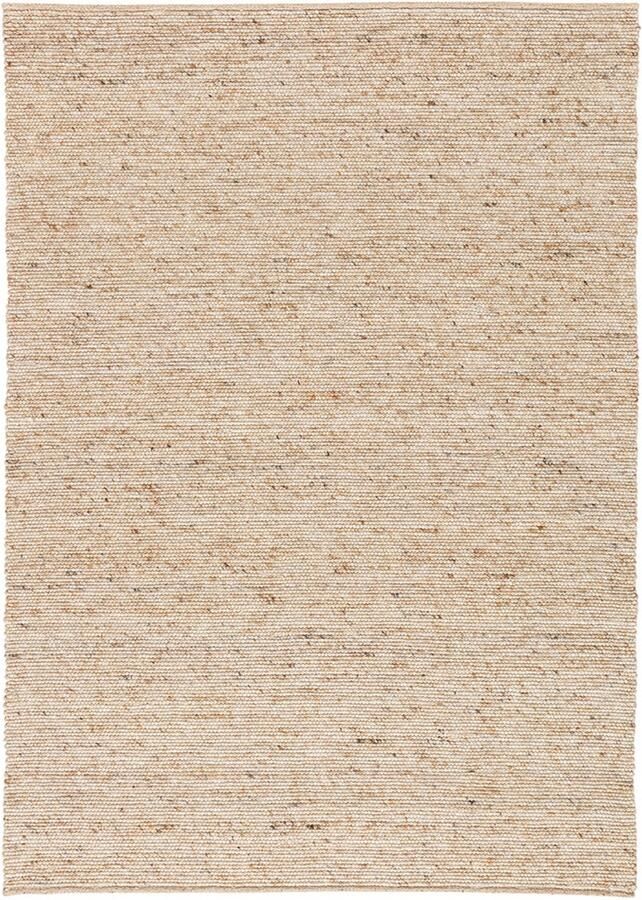 Lino Alba Sand Handgeweven Vloerkleed 250x350cm 100% Viltwol 12mm dik 2 8kg m² Extra Groot Luxueus Tapijt Woonkamer Laagpolig vloerkleed XL Tapijt Slaapkamer Tapijt Eetkamer