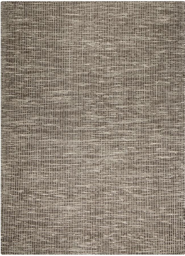 Lino Duna Charcoal Tapijt 200x300cm – Handgeweven Vloerkleed Handgesponnen Wol & Katoen Natuurlijk Luxueus Tapijt Woonkamer Eetkamer of Slaapkamer