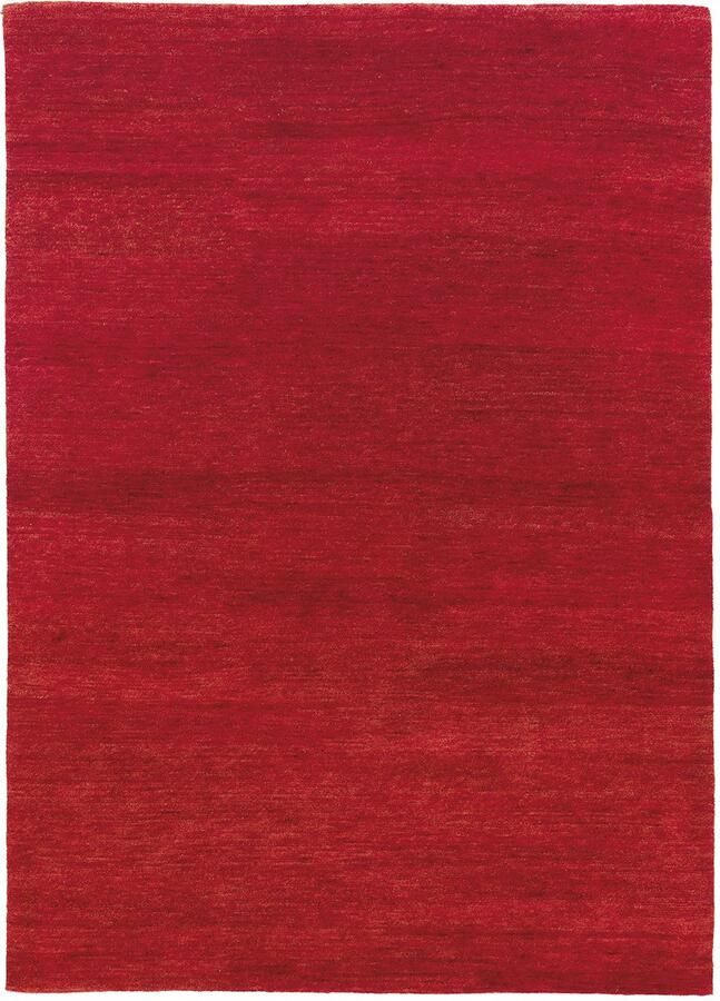 Lino Heritage Vermillion Tapijt 200x250cm Rood Handgeknoopt Hoogpolig Vloerkleed van Pure Wol 100% Handgesponnen Wol – 4 5 kg m² 57.800 knopen m² 15mm dik Luxueus Tapijt voor Woonkamer Slaapkamer Hal of Eetkamer Design Vloekleed