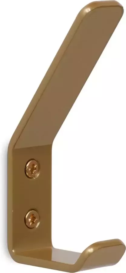 LIROdesign Ophanghaak goud Industriële kapstokhaak Metalen wandhaak – Ophanghaak