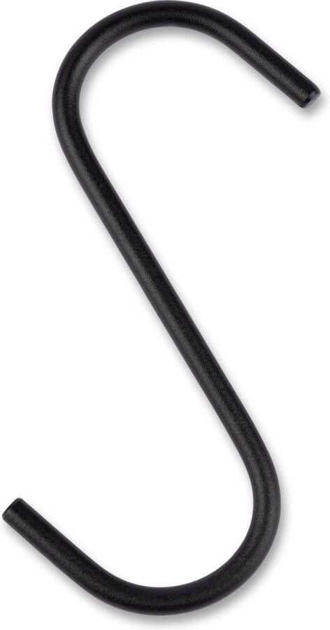 LIROdesign S-haak zwart Kapstokhaak Metalen S haak Set van 5 stuks