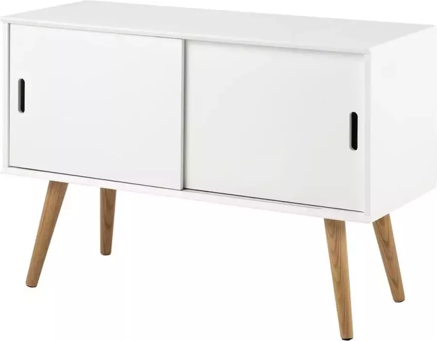 Lisomme Fabienne houten dressoir wit 100 x 68 2 cm - Foto 1