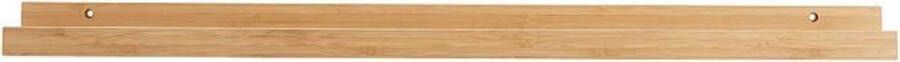 Lisomme Juul houten wandplank bamboe 75 x 10 cm