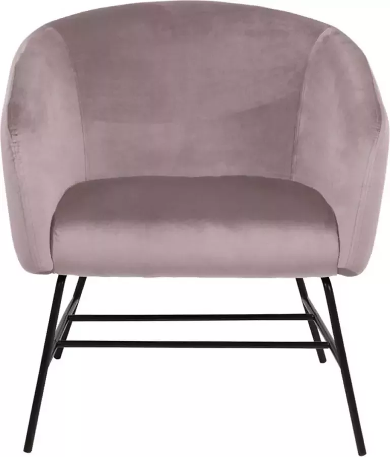 Lisomme Lissy velvet fauteuil roze - Foto 1