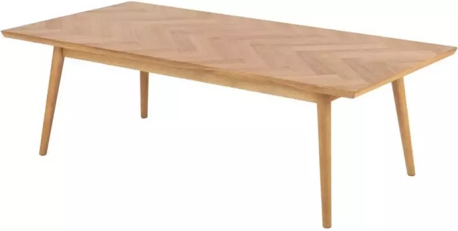 Lisomme Senn houten salontafel naturel visgraat 140 x 70 cm - Foto 1